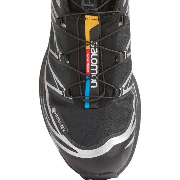 Salomon XT-6 Gore-Tex NEW Black/SilverSole Waterproof L47450600 Gender Inclusive - Picture 10 of 11